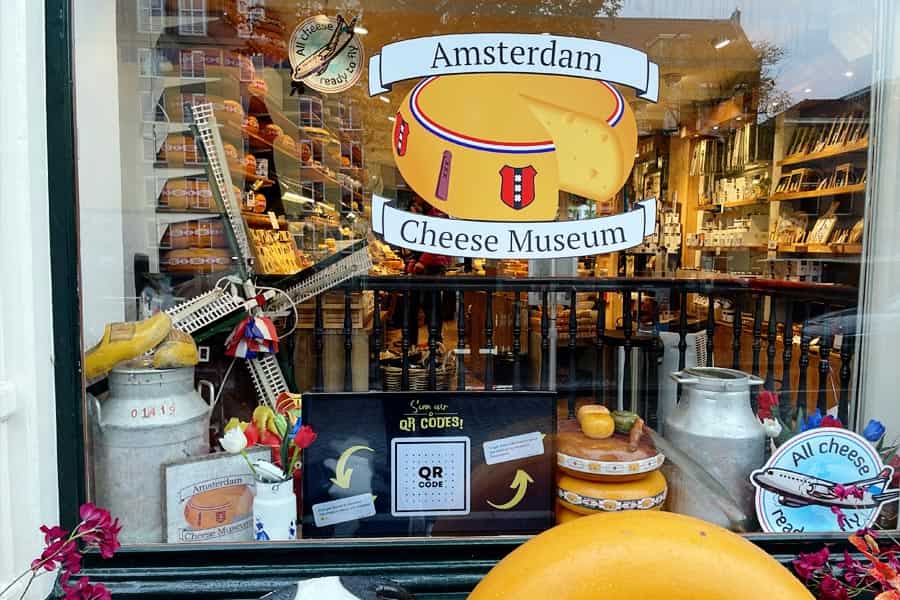 cheese museum signage