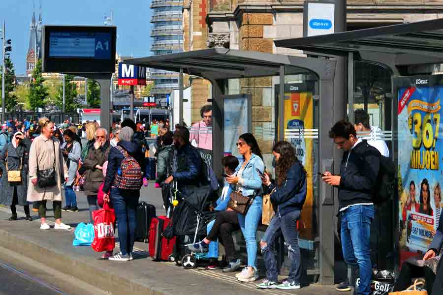 amsterdam bus stop